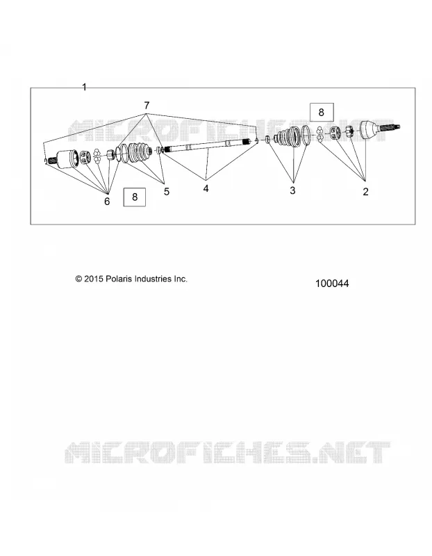 TRASMISSIONE, FRONT HALF SHAFT