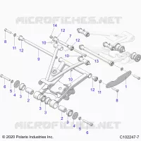 SOSPENSIONE POSTERIORE CONTROL ARM MOUNTING