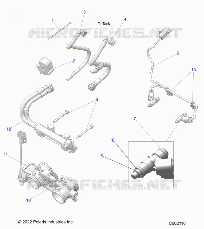 SISTEMA DI ALIMENTAZIONE CARBURANTE, RAIL, LINES AND THROTTLE BODY