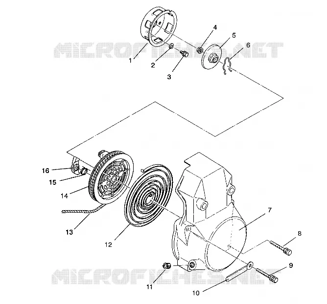 AUTOAVVOLGENTE ASSEMBLY 500 EFI / 0930674 and  500 EFI SKS / 0930574 (4922962296037A)