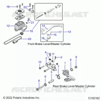 BRAKES, BRAKE LEVERS AND CILINDRO PRINCIPALES