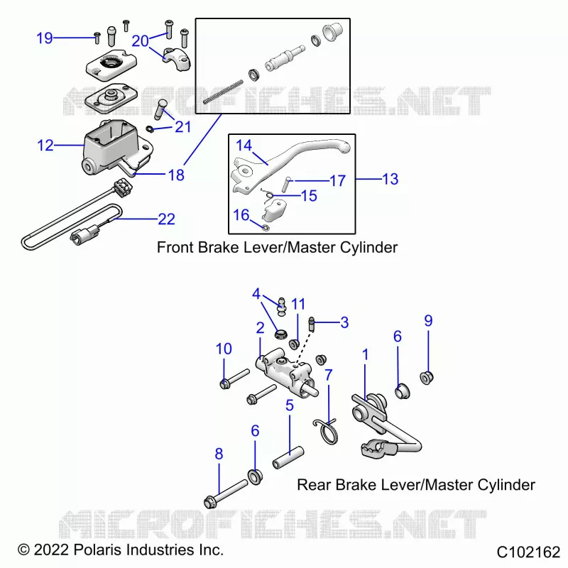 BRAKES, BRAKE LEVERS AND CILINDRO PRINCIPALES