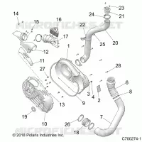 TRASMISSIONE, CLUTCH COVER AND DUCTING
