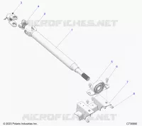 TRASMISSIONE, MID PROP SHAFT