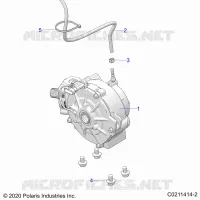 TRASMISSIONE, FRONT GEARCASE MOUNTING