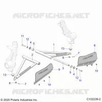 SUSPENSION, A-ARM AND PAVONEGGIARSI MOUNTING