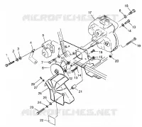 SCATOLA DEGLI INGRANAGGI   FRENO DI MONTAGGIO Trail Boss W97AA25C (4940574057B013)