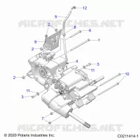 TRASMISSIONE, MAIN GEARCASE MOUNTING