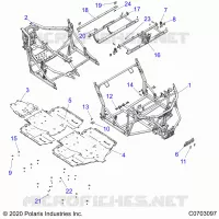 CHASSIS, MAIN FRAME AND SCIARED PLATES
