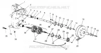 ALBERO DI TRASMISSIONE ASSEMBLY WIDETRAK GT 0952061 and  EUROPEAN WIDETRAK GT E952061 (4928962896B011)