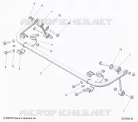 SUSPENSION, BARRA DI STABILIZZAZIONE, REAR