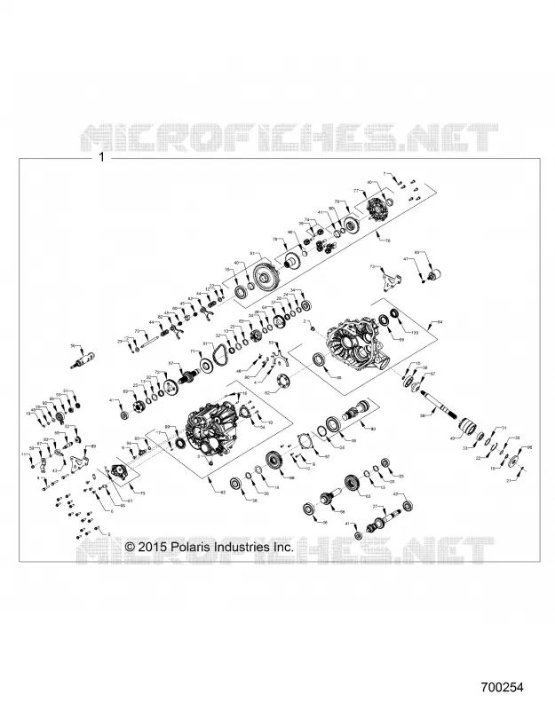 DRIVE TRAIN, PRINCIPALE SCATOLA INGRANAGGI INTERNALS