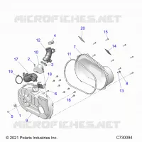 TRASMISSIONE, CLUTCH COVER AND DUCTING