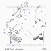 SISTEMA DI ALIMENTAZIONE CARBURANTE, RAIL, LINES AND THROTTLE BODY