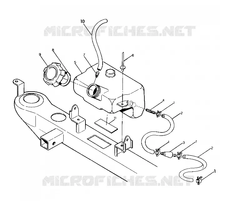 SERBATOIO OLIO ASSEMBLY 250 6x6 / W928727 (4922842284005A)