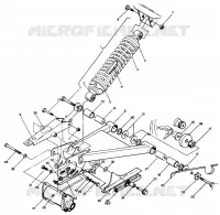 SWING ARM WELDMENT   AMMORTIZZATORE POSTERIORE ASSEMBLY (49147514750021)