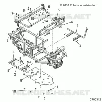 CHASSIS, TELAIO AND FRONT BUMPER