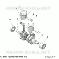 ENGINE, PISTONE & ALBERO MOTORE