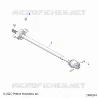 TRASMISSIONE, FRONT PROP SHAFT