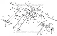 POSTERIORE COPPIA ARM 600 XCR 0975677, 600 XCR SE H975677 and EUROPEAN 600 XCR SE (4937963796B014)