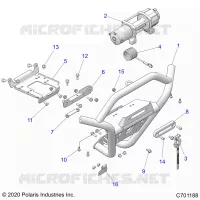 PARAURTI ANTERIORE, W/WINCH
