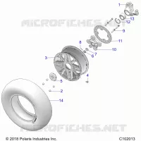 RUOTE, FRONT AND HUB