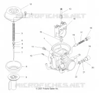 MOTORE, CARBURATORE, UPPER
