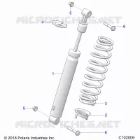SUSPENSION, SHOCK ANTERIORE