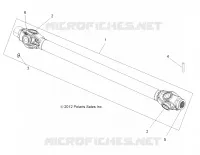 DRIVE TRAIN, PROP ALBERO, FRONT