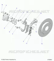 BRAKES, PINZA POSTERIORE
