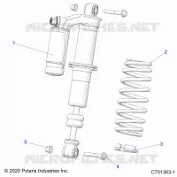 SUSPENSION, SHOCK ANTERIORE