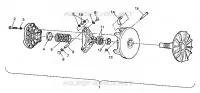 TRASMISSIONE FRIZIONE ASSEMBLY Trail Boss W938527 (4924072407019A)