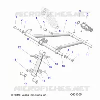SUSPENSION, ANTERIORE COPPIA ARM