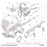 ENGINE, PRESA D'ARIA MANIFOLD