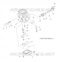 MOTORE, CARBURATORE, LOWER