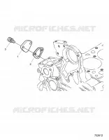 ENGINE, POSTERIORE GEARCASE COVER