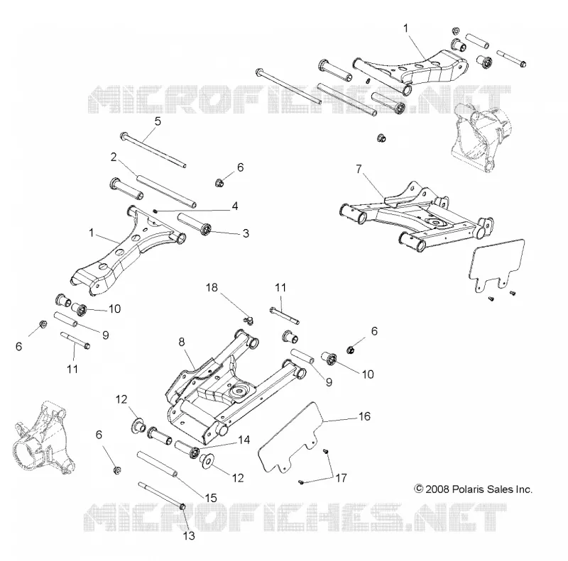 SOSPENSIONE POSTERIORE CONTROL ARMS