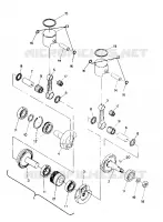 PISTONE AND ALBERO MOTORE  400 XC (4920122012029A)