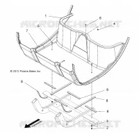 Pannello per pavimento, 2 PASSENGER