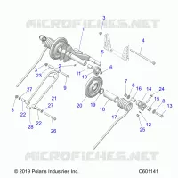 SUSPENSION, POSTERIORE COPPIA ARM