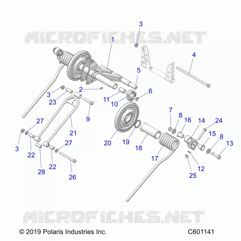 SUSPENSION, POSTERIORE COPPIA ARM