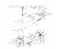 SEDILE   SERBATOIO DI GAS XLT SP 0966676 and  EUROPEAN XLT SP E966676 (4931703170A007)