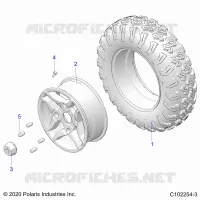 RUOTAS, FRONT TIRE