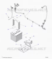 ELETTRICO, BATTERY WITH CABLES, 12V