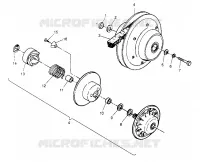 FRIZIONE DRIVEN ASSEMBLY 6x6 300 W948730 (4926792679C006)