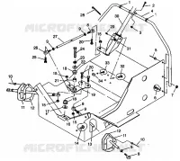 INSIEME DELLO STERZO 500 EFI 0942774 and EFI SKS 0942574 (4924982498012A)