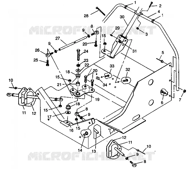 INSIEME DELLO STERZO 500 EFI 0942774 and EFI SKS 0942574 (4924982498012A)
