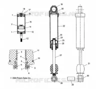 SHOCK (REAR TRACK)(M-10)