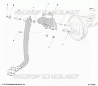 FRENOS, FOOT PEDAL
