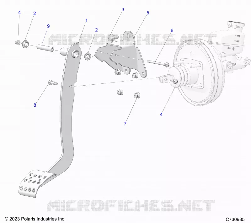 FRENOS, FOOT PEDAL